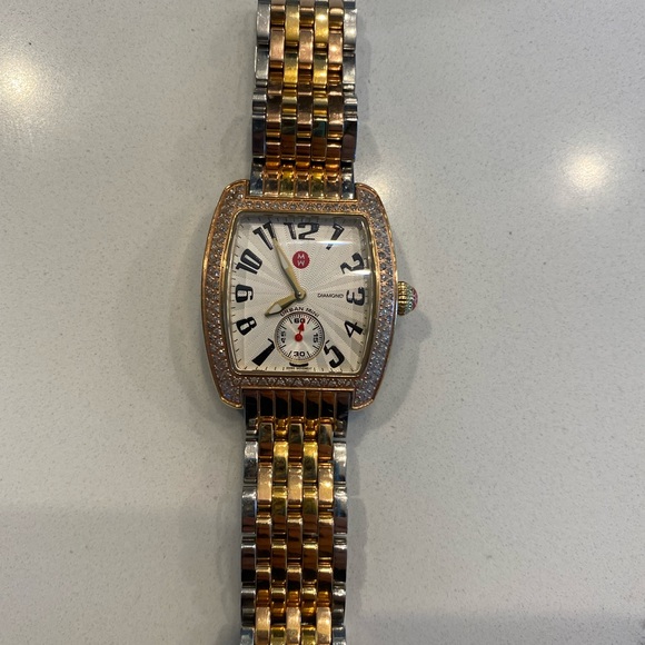 Michele diamond urban mini watch main image 8
